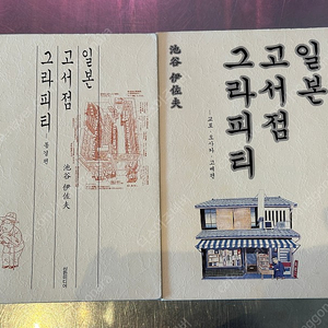 일본 고서점 그라피티 동경편, 교토 오사카 고베편 팝니다. 총 2권