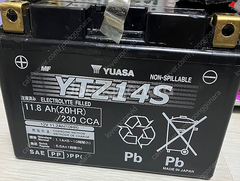 YUASA(유아사) JAPAN 밧데리(배터리) YTZ1...--0