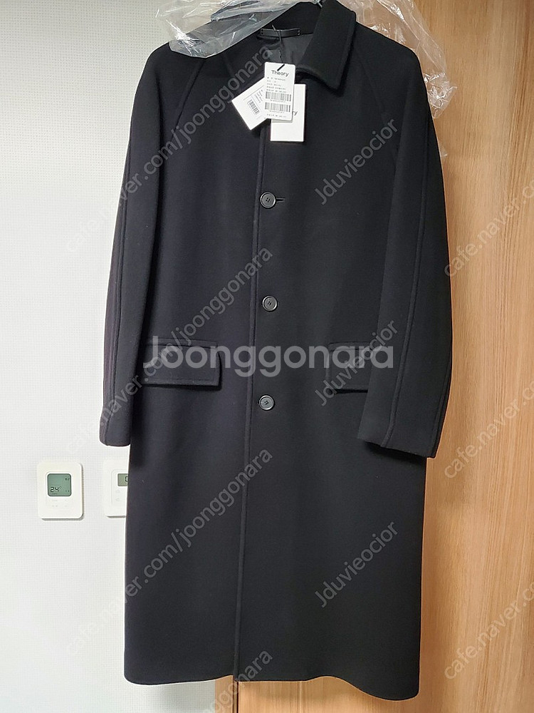 띠어리 발마칸 코트(검정, M)--0