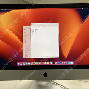 [판매] 아이맥 iMac 2017년형 27인치 i5 32GB 2TB 5K