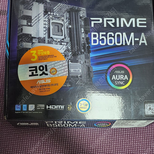 인텔 i5-10400F cpu + ASUS PRIME B560M-A 메인보드 팝니다.