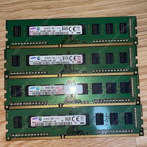 삼성전자 삼성 DDR3 PC3-12800 4GB 4개 16기가팝니다