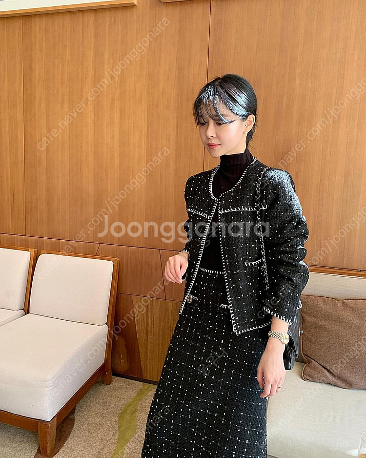 (새상품) 바이씨니 스티치자켓+스커트 롱 set--2