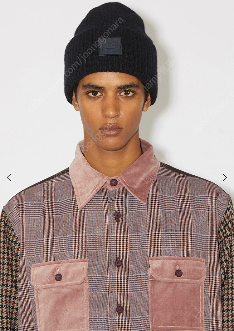 아크네 스튜디오 페이스비니블랙--1