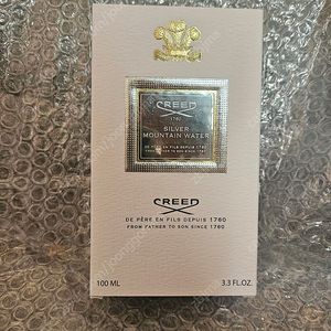 CREED Silver Mountain Water 향수 (미개봉 새제품)