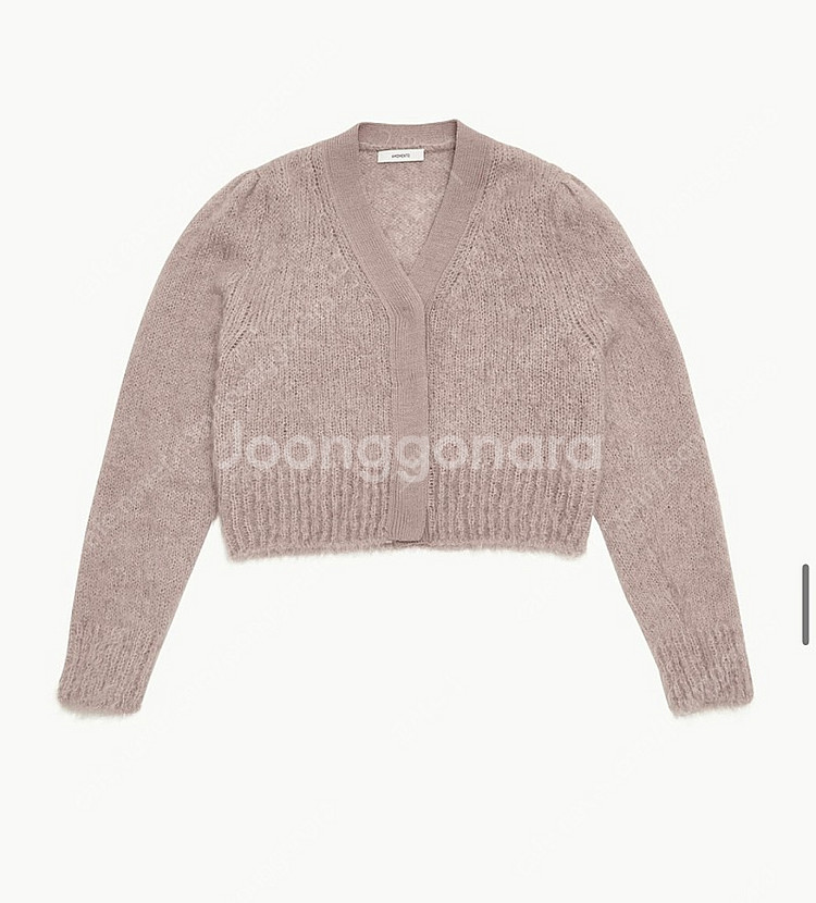 아모멘토 그랜마 가디건 더스트 핑크--2