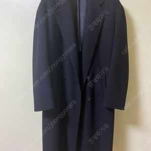 시스템옴므 블랙 더블코트 105