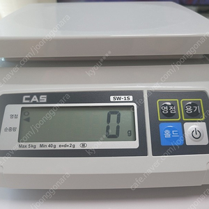 CAS 단순저울 SW-1S 5KG(2g단위)