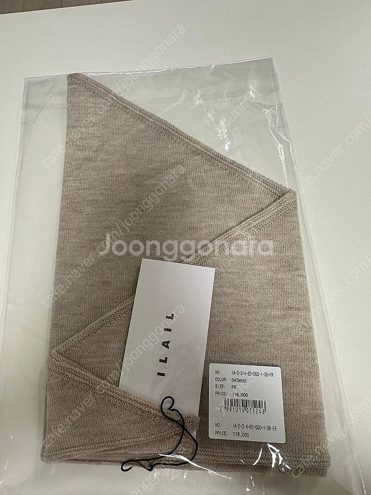 일라일 ILAIL 울 삼각 머플러--0
