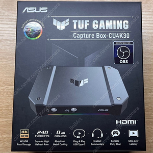 ASUS 캡쳐보드(외장) CU4K30