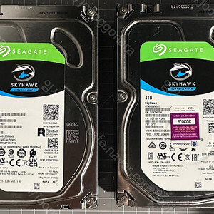 시게이트 스카이호크 seagate skyhawk ST4000VX007 HDD 4TB 3.5" 하드드라이브 판매합니다