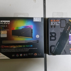 Klevv 16g,wd black850일괄