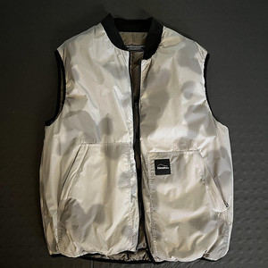 디미토 2223 DIMITO 22 REVERSIBLE DOWN VEST TAN 스노우 보드복 자켓 패딩 조끼