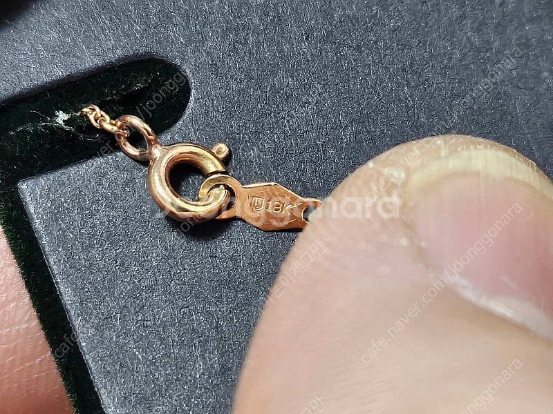 로이드 헤리티지 18k 문캐처 목걸이 팝니다.--6