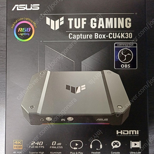Asus Tuf Gaming Capture Box - CU4K30
