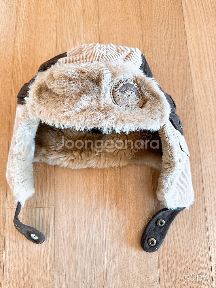 필라 유아 귀도리 방한모자--0