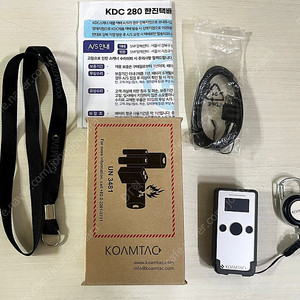 코암텍(koamtac) KDC280 스캐너 (한진택배용 - 3주 사용, 풀셋)