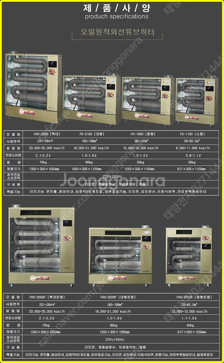 [판매]도매특판 화레이 돈풍기/튜브히터/온풍기/전기히터/펠렛난로/열풍기--4