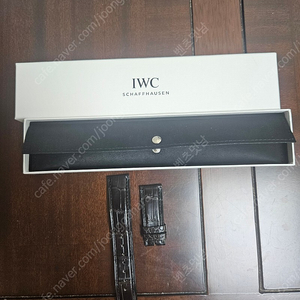 iwc 포르투기스 정품 가죽 검정 밴드 판매