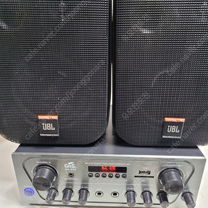 2채널 앰프 ma220 1개 JBL control 1 pro 스피커 2대 중고 소리동영상있음