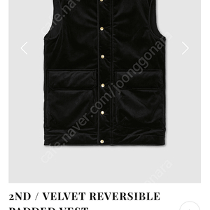 더름 벨벳 패딩 VELVET REVERSIBLE PADDED VEST