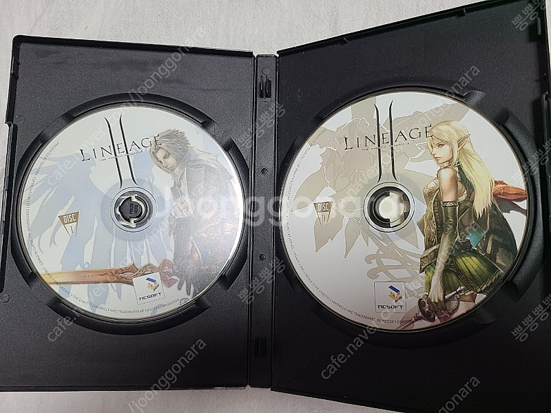 리니지2 pc게임 cd+가이드북--2