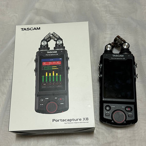 타스캠x8 레코더 Tascam portacapture X8