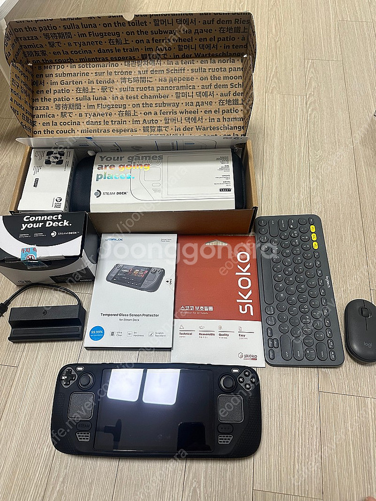 스팀덱512G 및 각종 구성품 판매--0