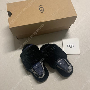 Ugg 어그 밴딩 슬리퍼 / 키즈 플러프예 미국 새상품 170