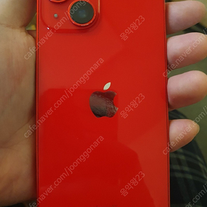 아이폰 14 (프로덕트) 레드 빨간 색상 128 B+(기스 3곳있음) 65만원 판매합니다