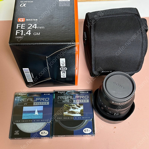 소니 FE 24mm F1.4GM/정품/ SEL24F14GM (켄코 필토 2개포함, 미출사 단순 개봉)