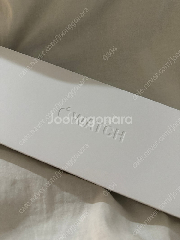 애플워치9 41mm gps 실버 스톰블루스포트밴드--0