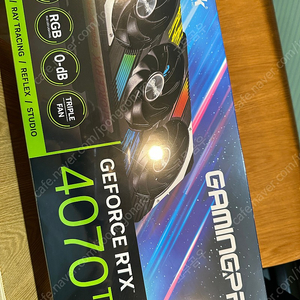 미개봉 새상품 이엠텍 지포스 RTX 4070ti