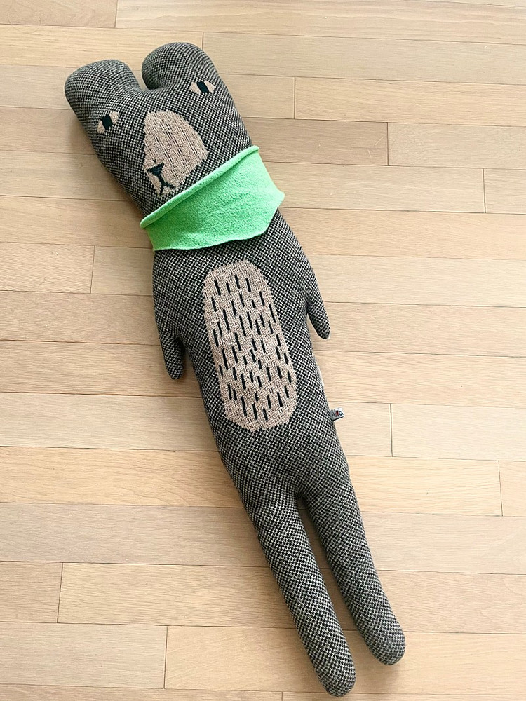 영국 도나윌슨 손뜨개 어글리 인형 쿠션 2개 이미지