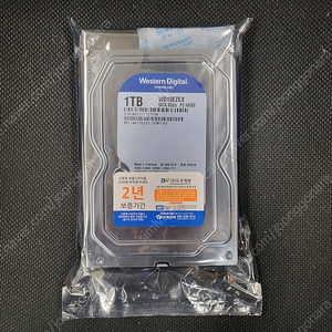 [판매] (미개봉) WD HDD 1테라, Western Digital WD BLUE 7200/64M (WD10EZEX, 1TB)