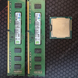 CPU I5-3570, 데스크탑용 램 2Rx8 PC3 12800U 4GBx2개