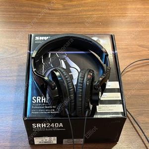 SHURE SRH240A 모니터 헤드폰