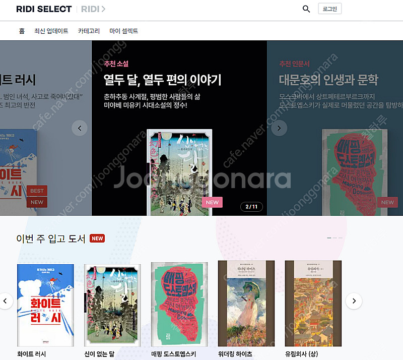 리디셀렉트 12개월 이용권--0