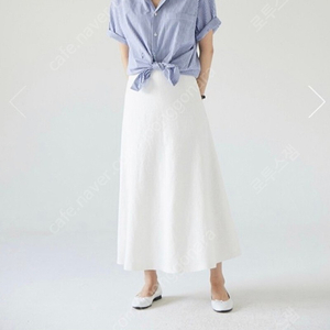 얼바닉 30 cine linen skirt M size