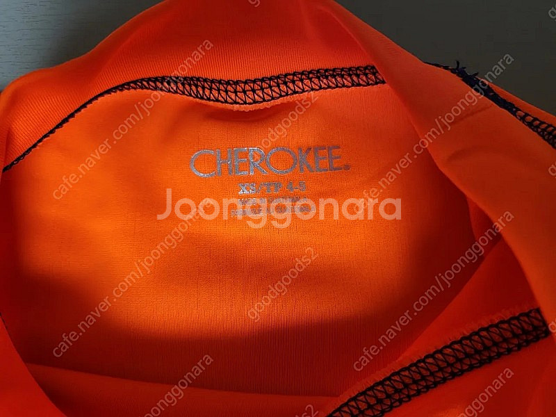 미사용 새제품 체로키 수영복 래쉬가드 상하의 CHEROKEE size 4~5 (XS)--2