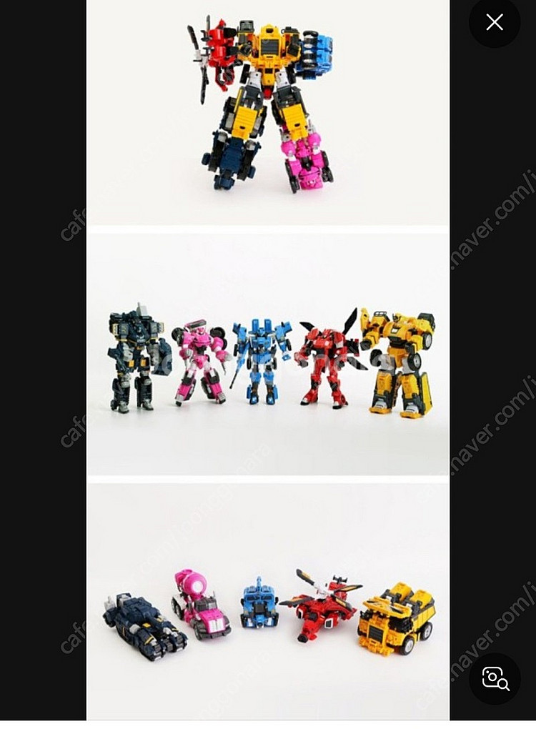 미니특공대 펜타x봇 5단합체 변신로봇 장난감--9