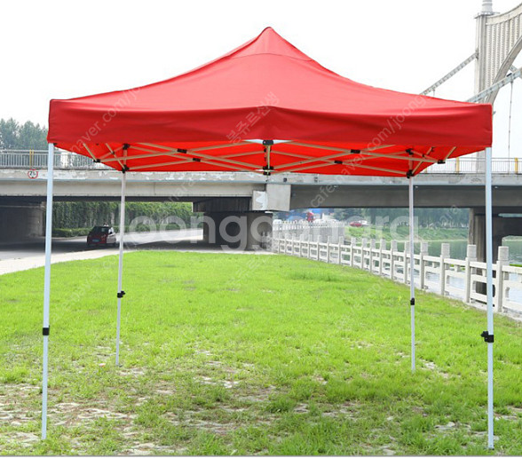 3*3 캐노피텐트 고급사양 프레임 사면바람막이포함 새상품 / 빨강,파랑중 선택가능--5