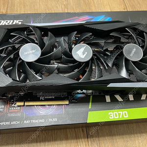 기가바이트 RTX3070 어로스마스터 팝니다.