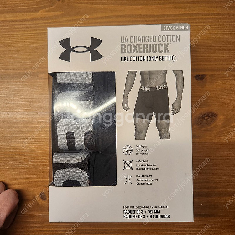 [미개봉]언더아머 기능성 속옷 BOXERJOCK(허리3...--0