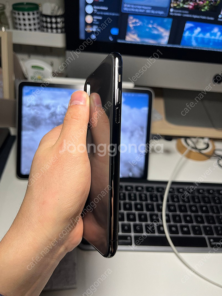 아이폰x 64g 블랙--3