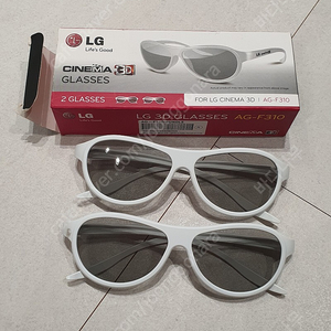 LG 3D 안경 AG-F310 글라스 2개, AG-F220 클립형 2개