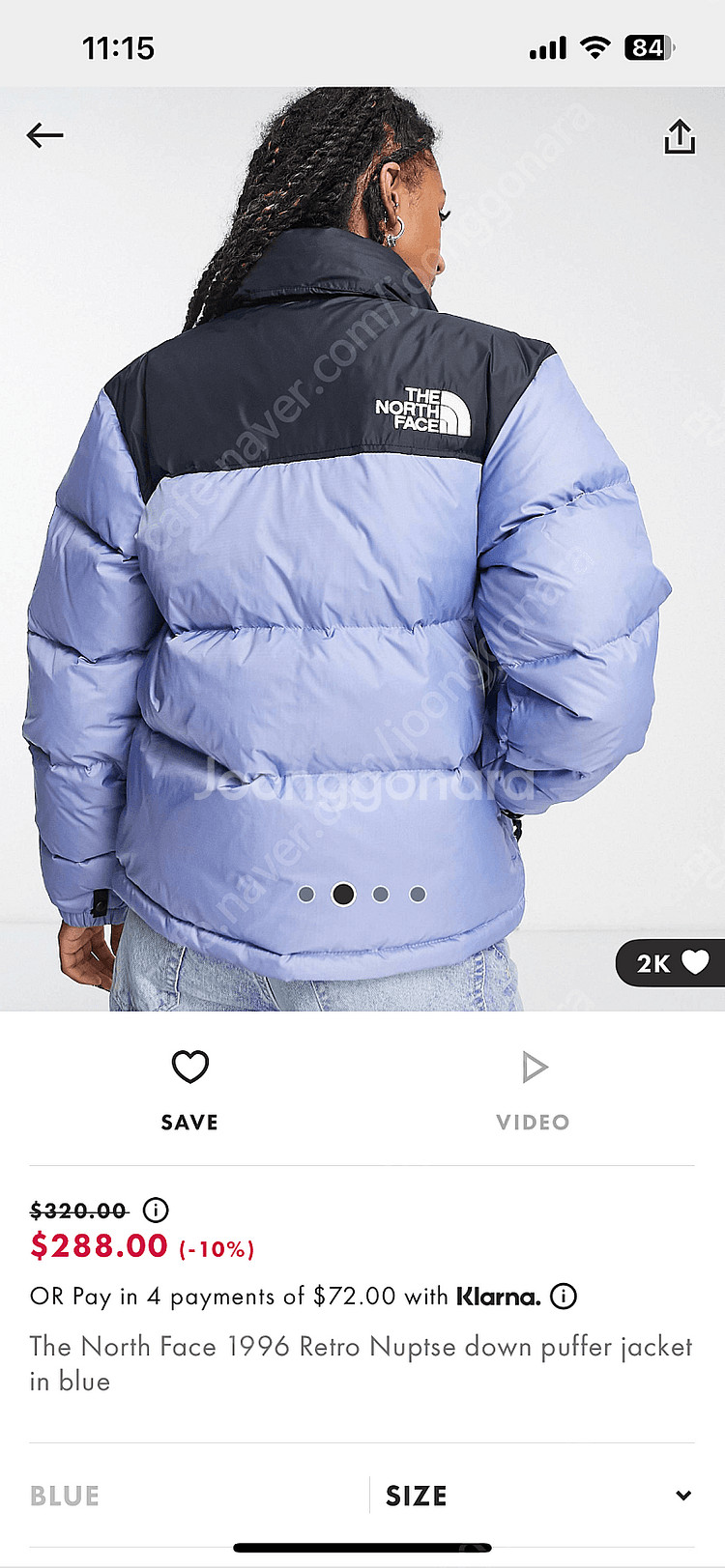 눕시 레트로 1996 포크블루 XL--4