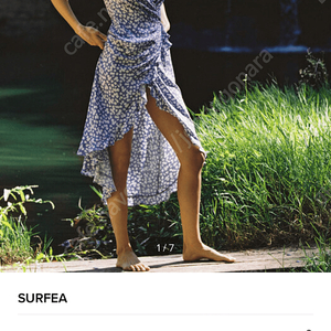 써피 surfea RUFFLED WRAP DRESS_VIOLET FREE