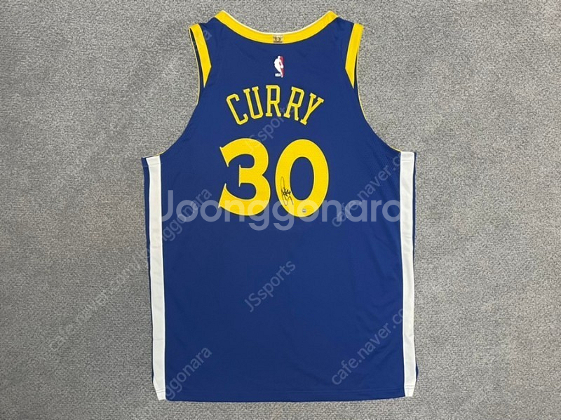 [NBA] 스테판 커리 골든스테이트 워리어스 사인유니폼--0