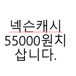 넥슨캐시 55000캐시 삽니다. 47500